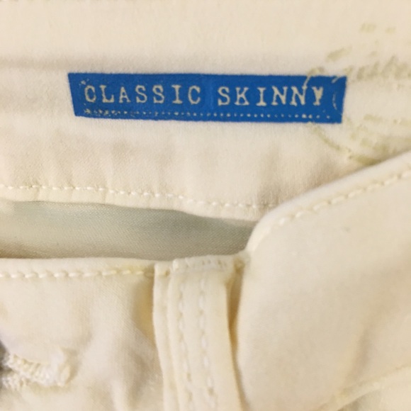 Fade To Blue Skinny Jeans Bundle 26 Low Rise Stretch Blue Yellow Casual Denim - Picture 5 of 15